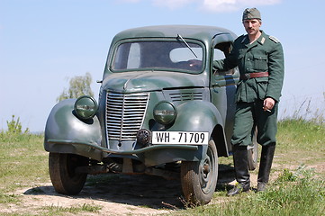 Image showing World War 2 reenacting