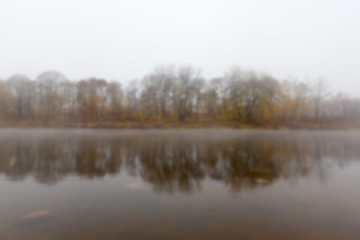 Image showing Autumn Park, overcast