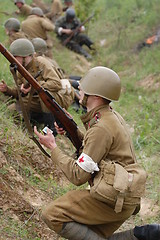 Image showing World War 2 reenacting