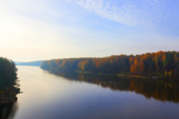 Image showing river in autumn season