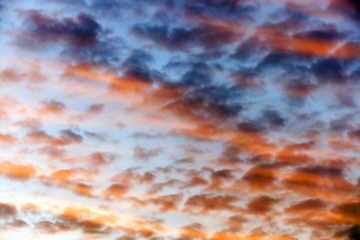 Image showing the sky during sunset