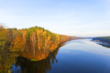 Image showing river in autumn season