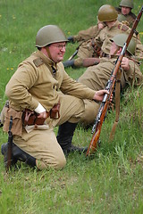 Image showing World War 2 reenacting