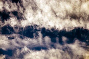 Image showing sky with clouds , defocus