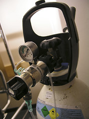 Image showing Hospital equipment: Oxygen Tank