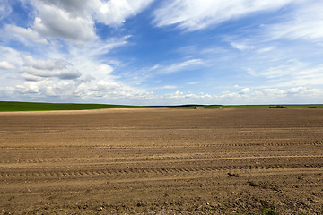 Image showing plowed agricultural land