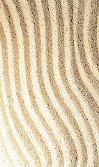 Image showing close up view beach sand background