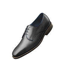 Image showing black shiny man\'s shoe