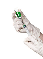Image showing liquid in the syringe