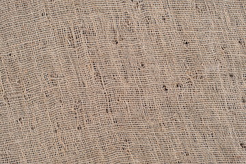 Image showing Close-up view of sackcloth texture for background