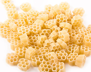 Image showing Raw pasta isolated on white