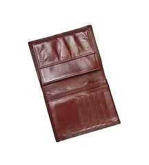 Image showing leather wallet isolated