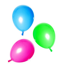 Image showing balloons isolated on white