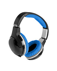 Image showing blue headphones