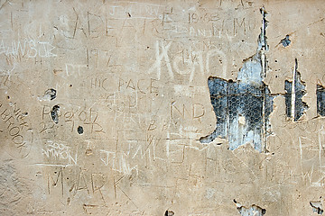Image showing graffitti