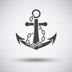 Image showing Sea anchor with chain icon