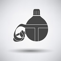 Image showing Touristic flask  icon