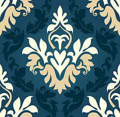 Image showing Damask seamless pattern