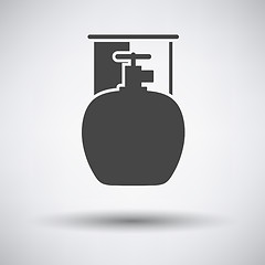 Image showing Camping gas container icon