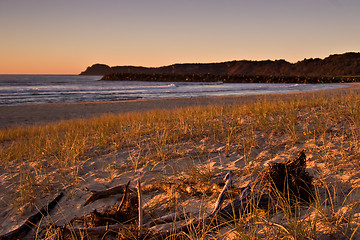 Image showing beach sunrise
