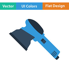 Image showing Flat design icon of grinder