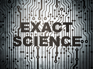 Image showing Science concept: circuit board with Exact Science