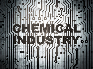 Image showing Industry concept: circuit board with Chemical Industry