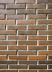 Image showing Texture in the form of a yellow brick wall