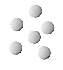 Image showing Tablets isolated on a white background