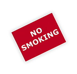 Image showing no smoking sigh isolated on the white