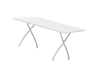 Image showing white wood table