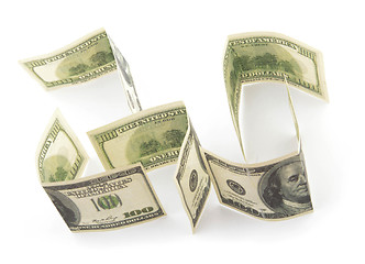 Image showing dollars isolated