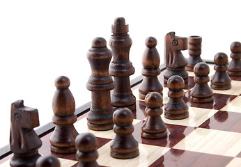 Image showing pieces on chess board