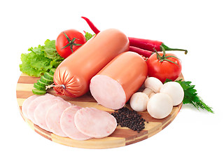 Image showing sausage with delicios composition