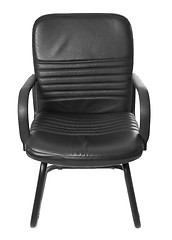 Image showing black office boss chair