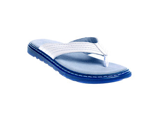 Image showing Blue sandal