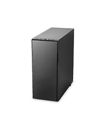 Image showing black computer case isolated on white