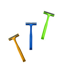 Image showing razors isolated on a white background.