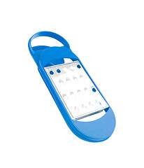 Image showing grater with a blue handle