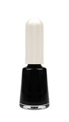 Image showing one bottle of nail polish isolated on white background
