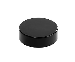 Image showing Hockey puck on white background