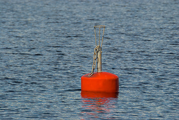 Image showing The red buoy.