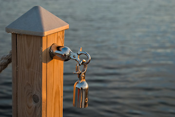 Image showing Carabiner-lock on the pole.