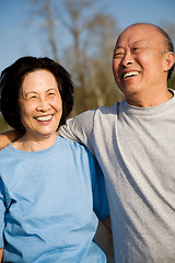 Image showing Senior asian couple