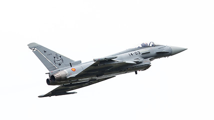 Image showing LEEUWARDEN, THE NETHERLANDS - JUNE 10: Spanish Air Force Eurofig