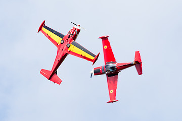 Image showing LEEUWARDEN, THE NETHERLANDS - JUNE 10, 2016: Belgium Red Devils 