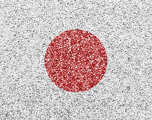 Image showing Flag on poppy seed