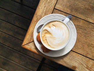 Image showing cup of cappuccino