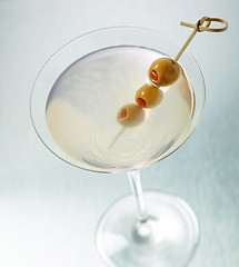Image showing cocktail with olives