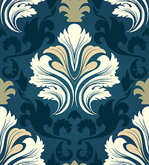 Image showing Damask seamless pattern